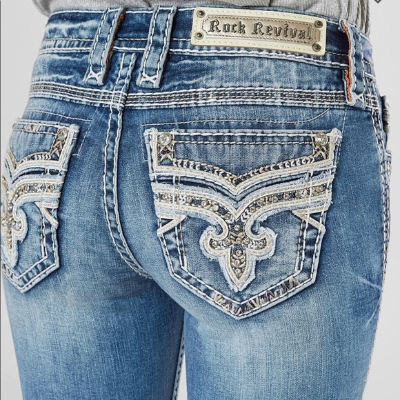 ISO BORIS ROCK REVIVALS. SIZE 26 33’ inseam! - Picture 2 of 2